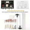 Universal 126pcs Pro Gun Cleaning Kit - Firearm Cleaner with Carrying Case
