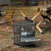 Encounter the wonderful outdoors, starting from owning an integrated folding mini stainless steel charcoal stove.